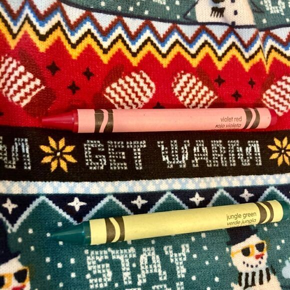 𝅺nwt Plus Size SO Hatchi Holiday Leggings Stay Cool / Get Warm - Picture 7 of 8